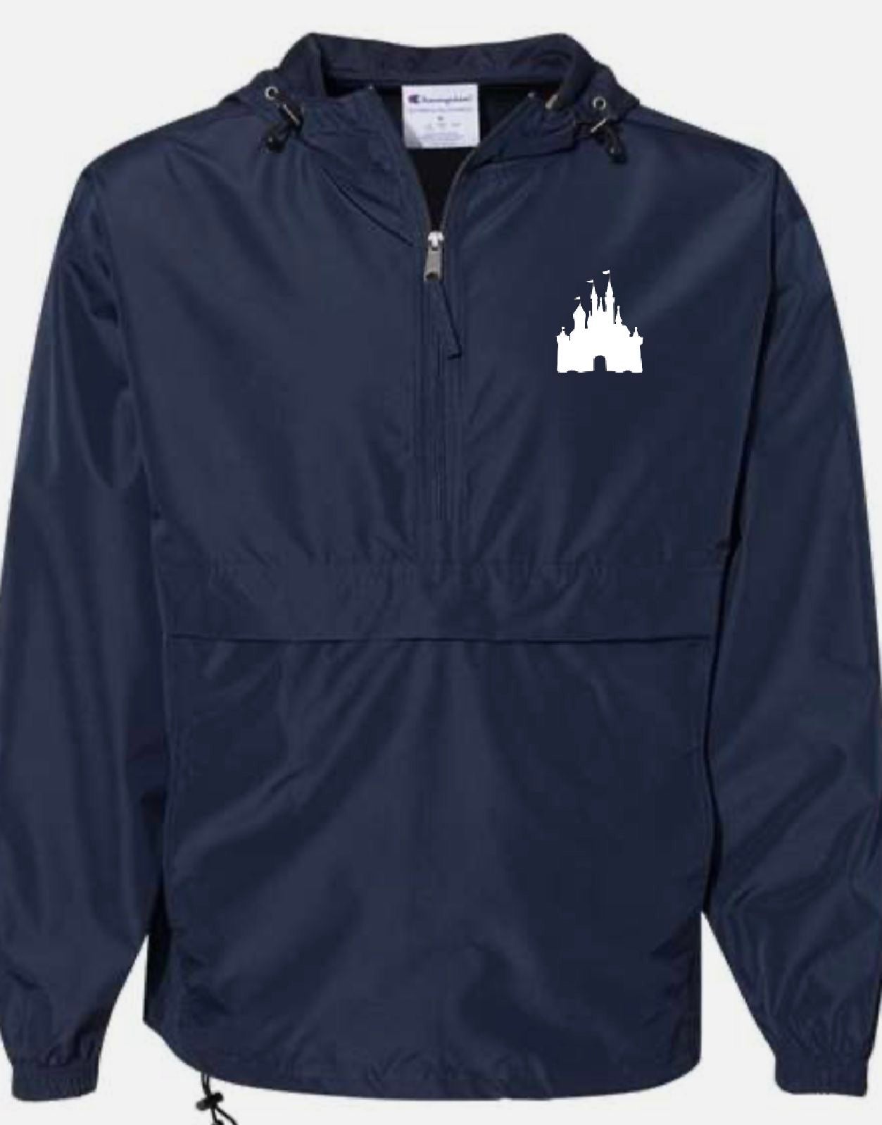 Castle Quarter Zip Packable Hooded Jacket Parks Collection