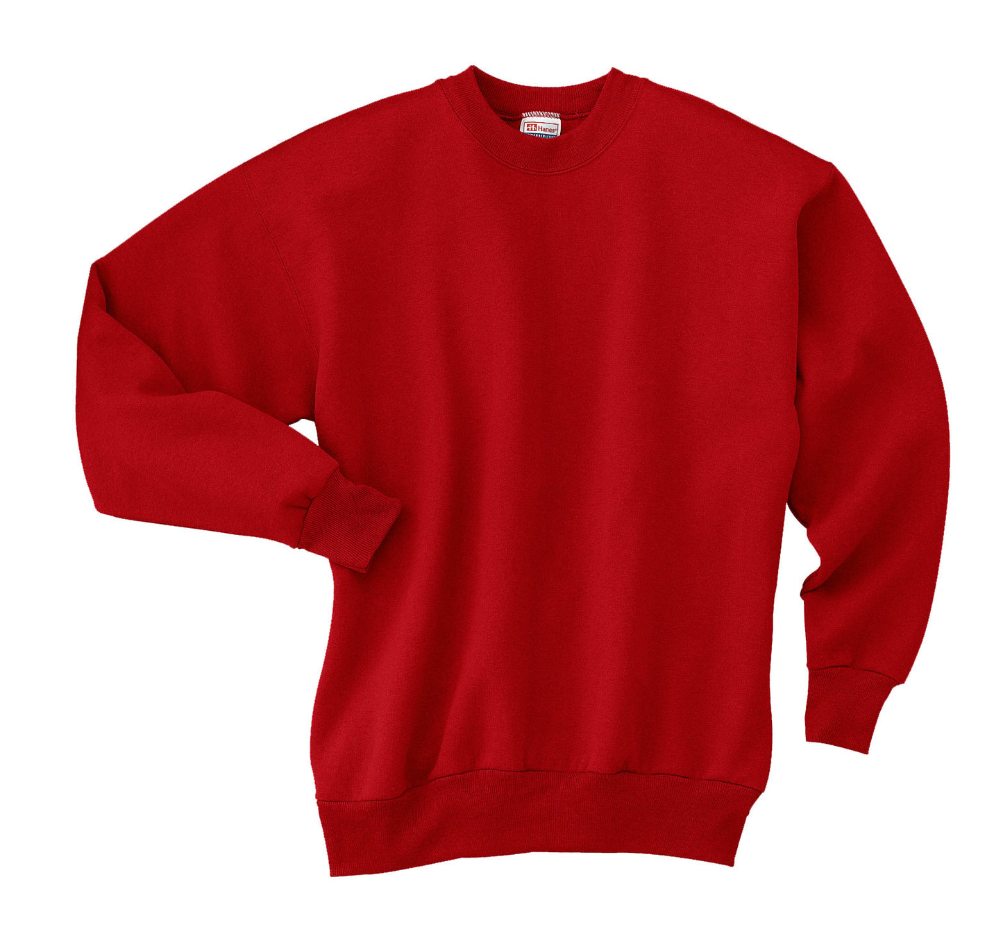 Lakewood Red Blue Tie Dye Print Block Lancers Crewneck Sweatshirt -
