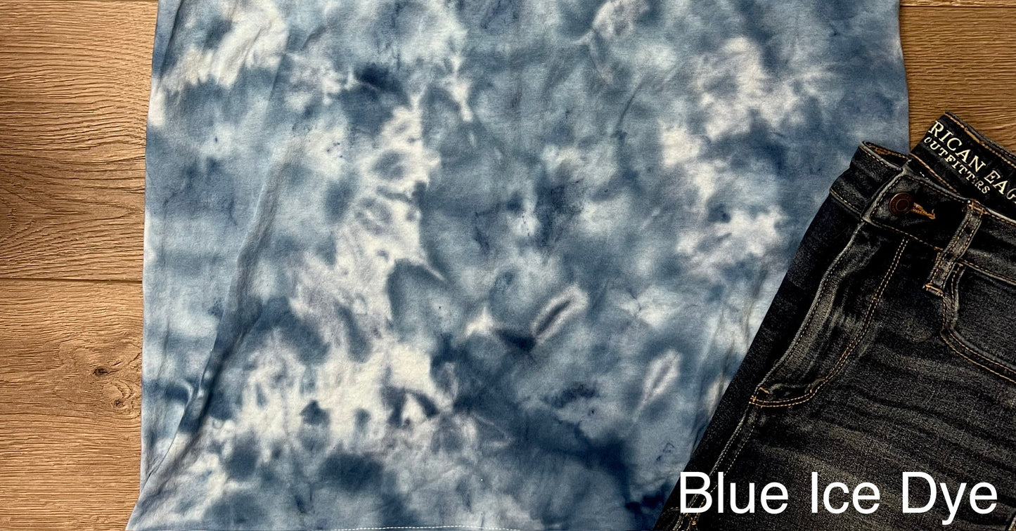 Hand-dyed Adult Starz Tie Dye Crewneck Sweatshirt