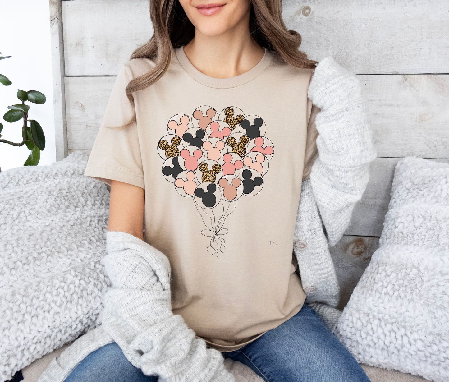 Mouse Head Balloon short sleeve tee Parks Collection