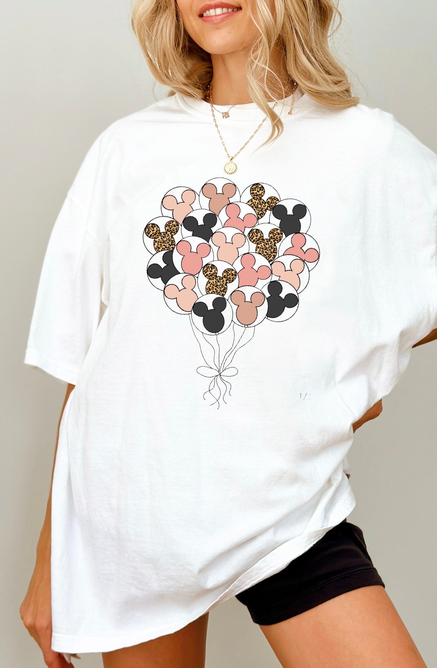 Mouse Head Balloon short sleeve tee Parks Collection