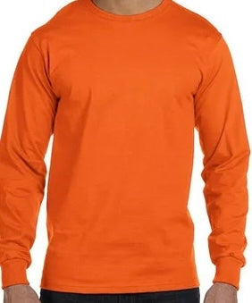 Block H Cursive Bulldogs Solid Long Sleeve Tee