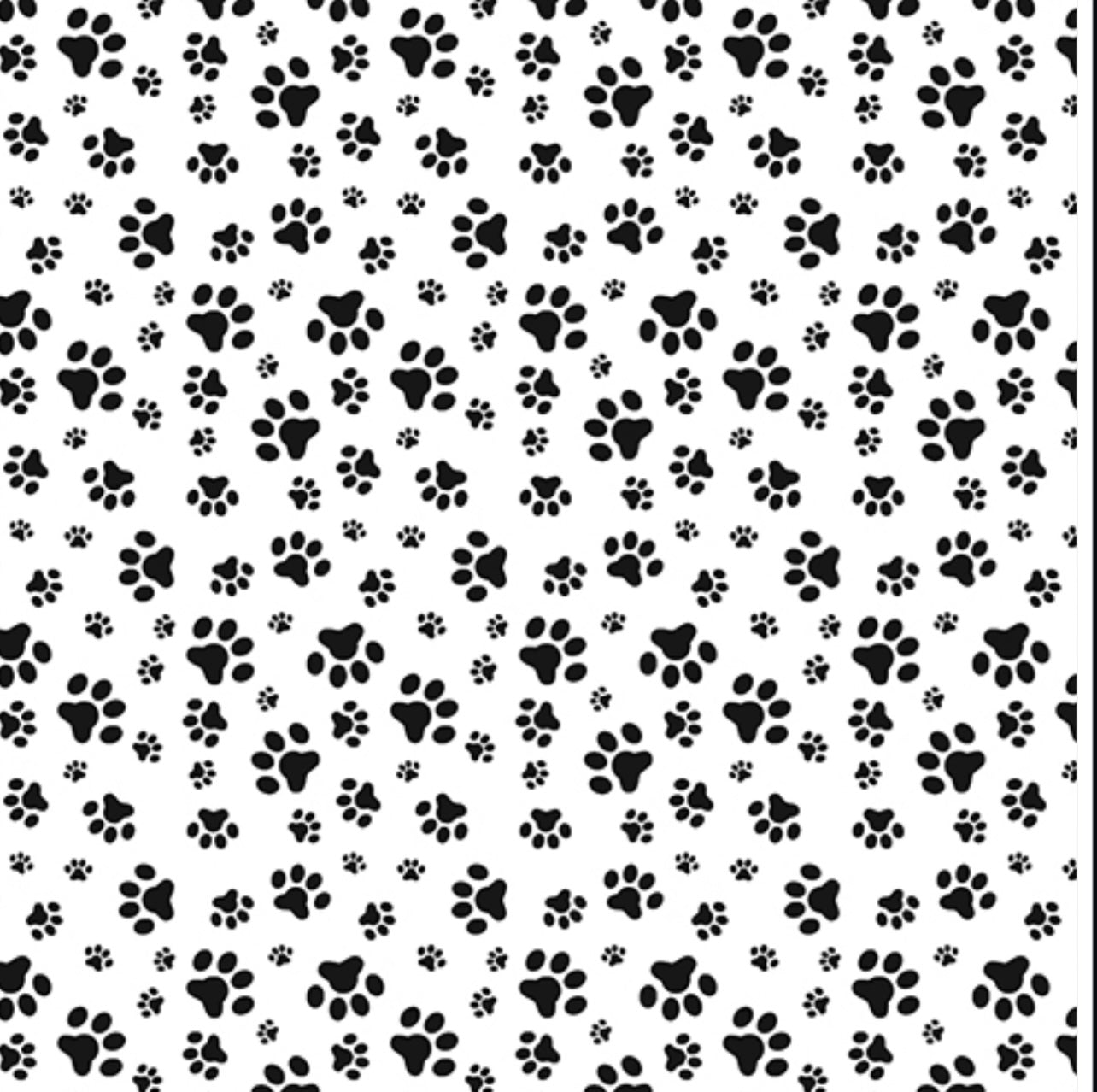 Block Bulldogs Paw Print Bella Canvas Short Sleeve Tee