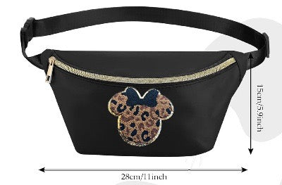 Leopard Mouse Ears Fanny Pack Cross-Body Bag Parks Collection