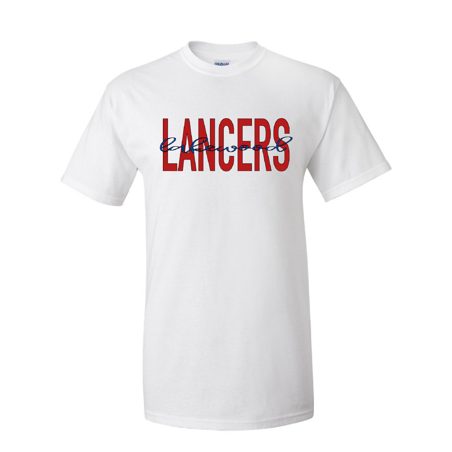 Block Lancers Cursive Lakewood Short-Sleeve Tee