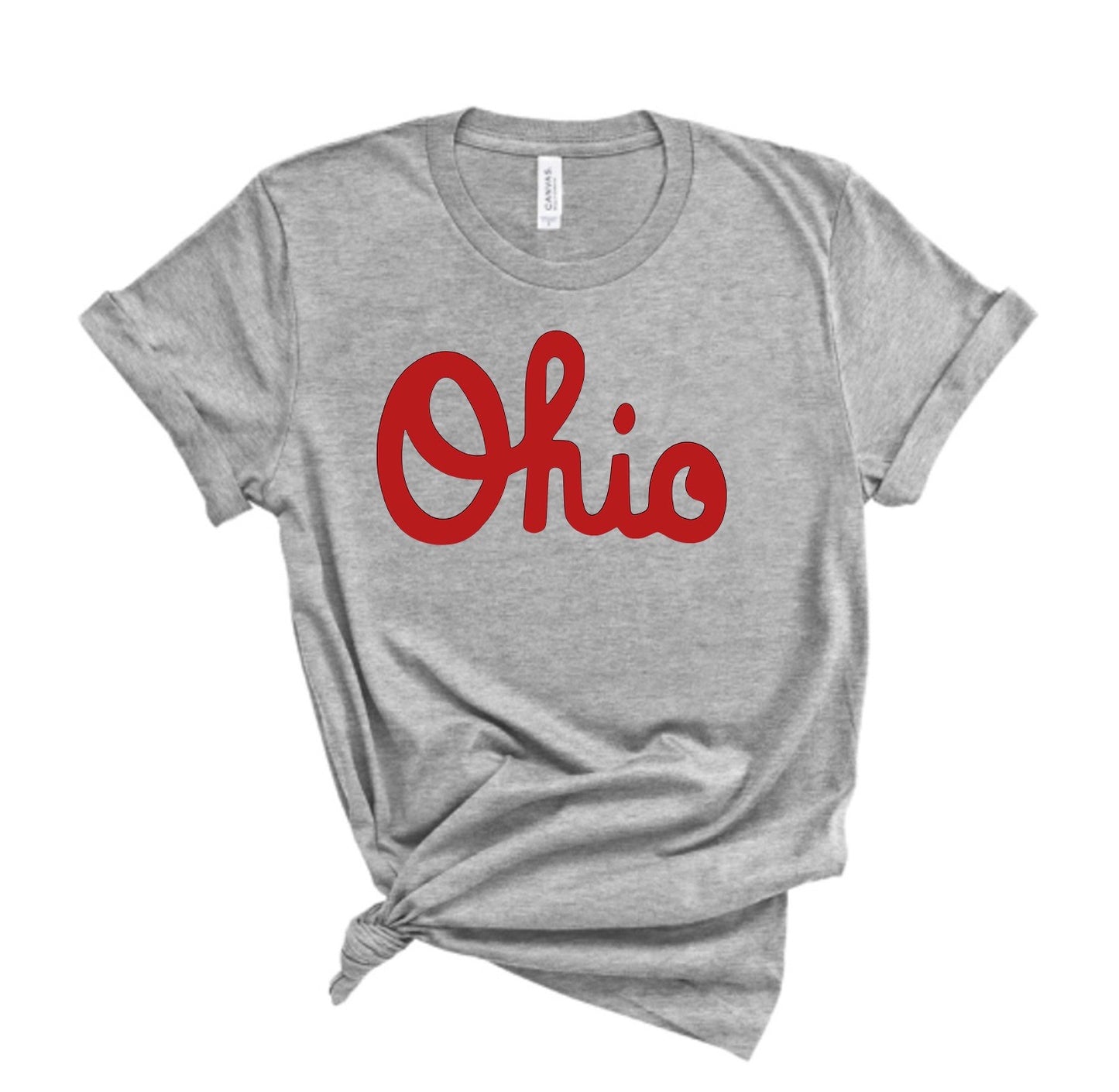 Cursive Ohio Bella Canvas Tee