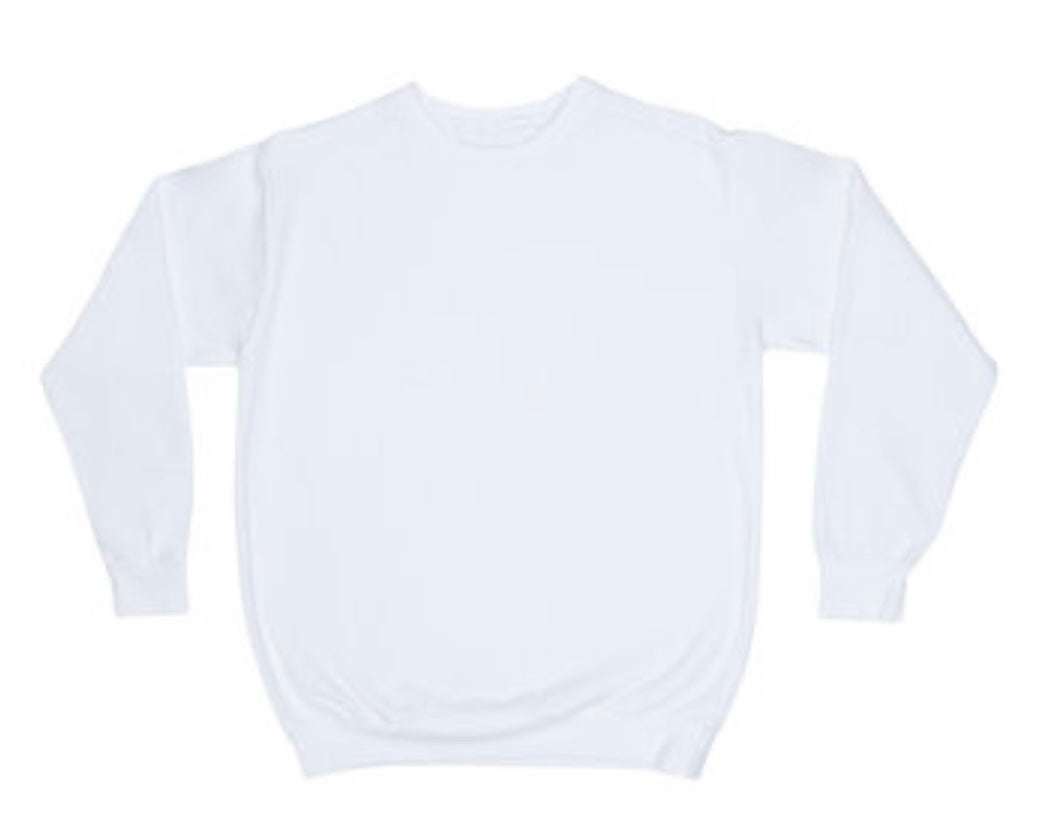 Cursive Heath Crewneck Premium Comfort Colors Sweatshirt - HSS