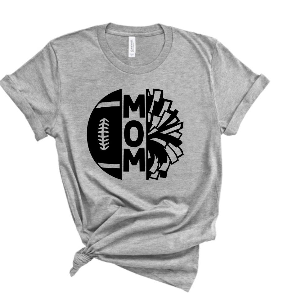 Cheer & Football Mom Bella Canvas T-shirt