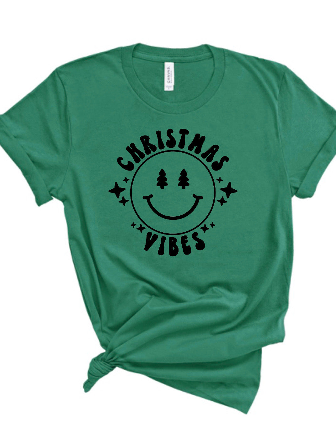 Adult Christmas Vibes Bella Canvas T-shirt