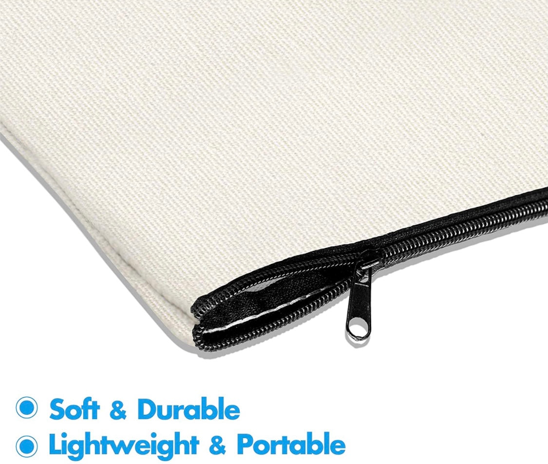 Personalized Zippered Pouch Bag