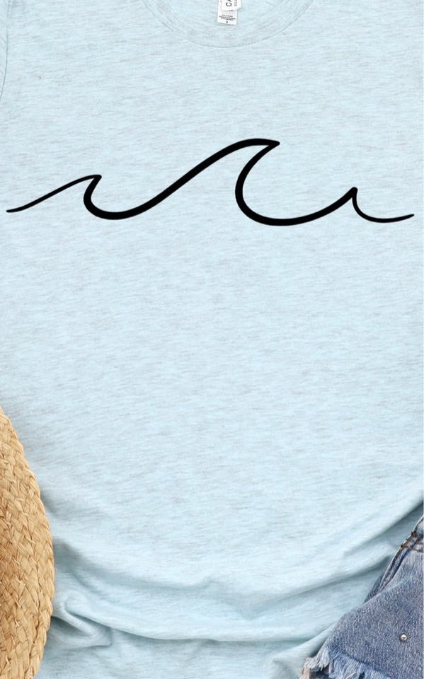 Wave Racerback Bella Canvas Tank