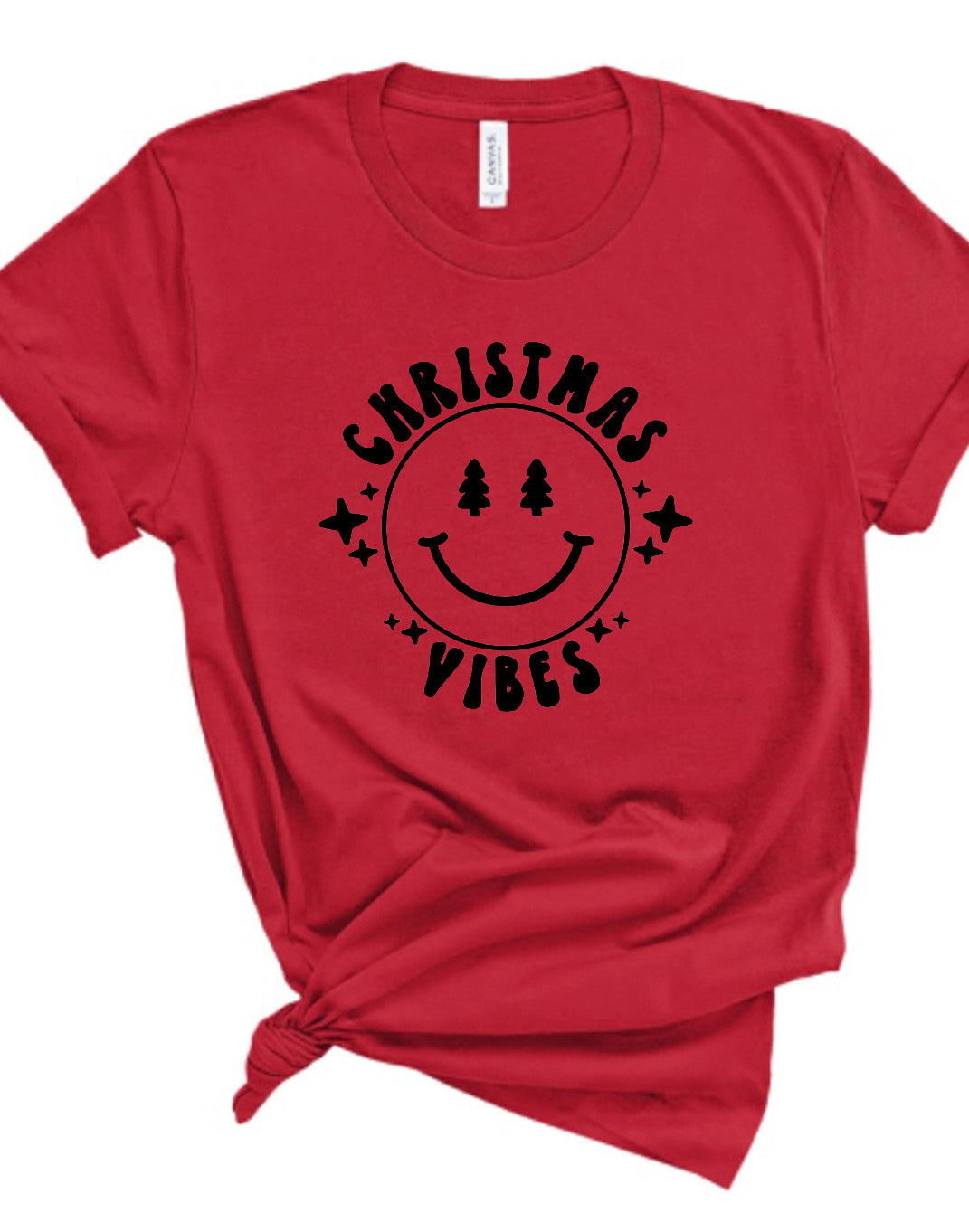 Adult Christmas Vibes Bella Canvas T-shirt