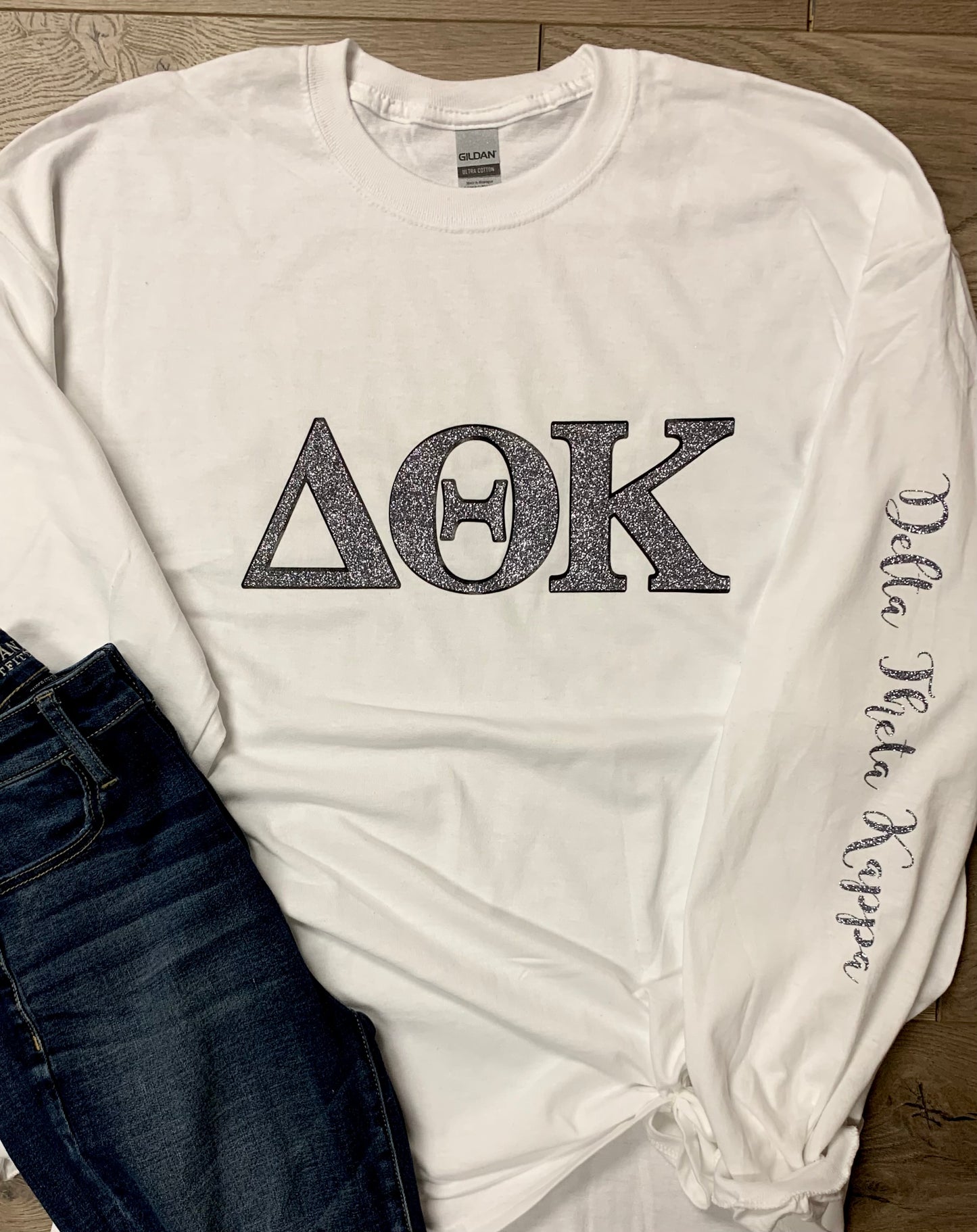 Greek Letters Sorority Fraternity Greek Long-Sleeve Tee