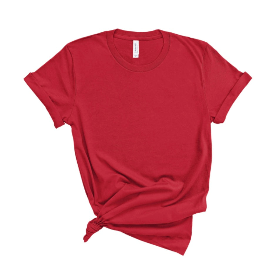 Alphabet I Heart U Valentine’s Day Bella Canvas T-shirt