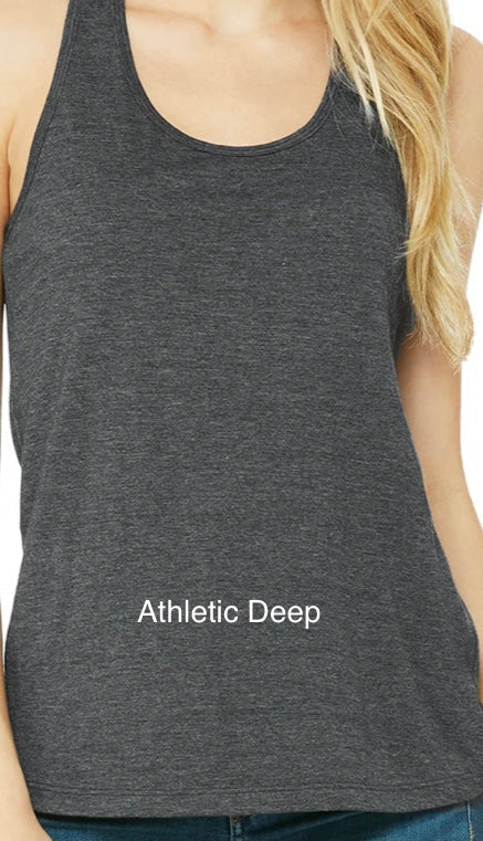 Distressed Baseball Racerback Bella Canvas Tank