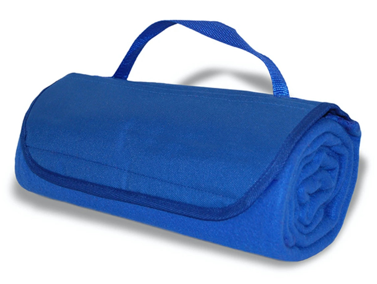 Roll up fleece stadium blanket