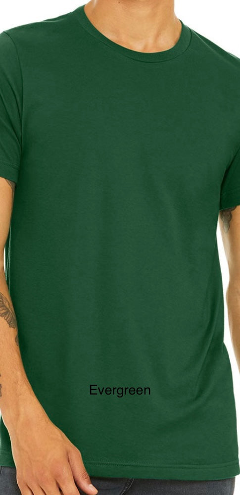 Adult Holly Jolly Vibes Christmas Bella Canvas T-shirt