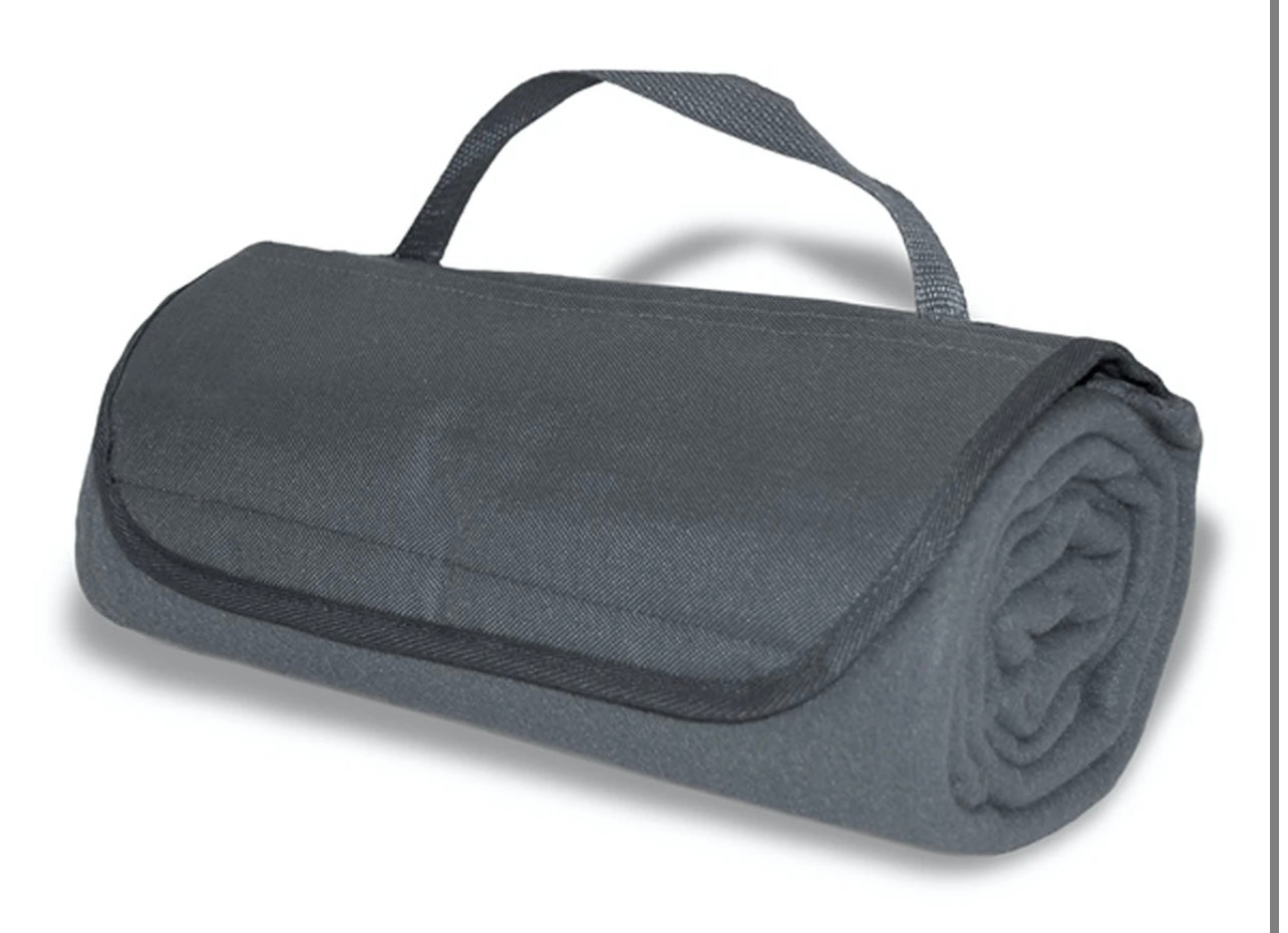 Roll up fleece stadium blanket