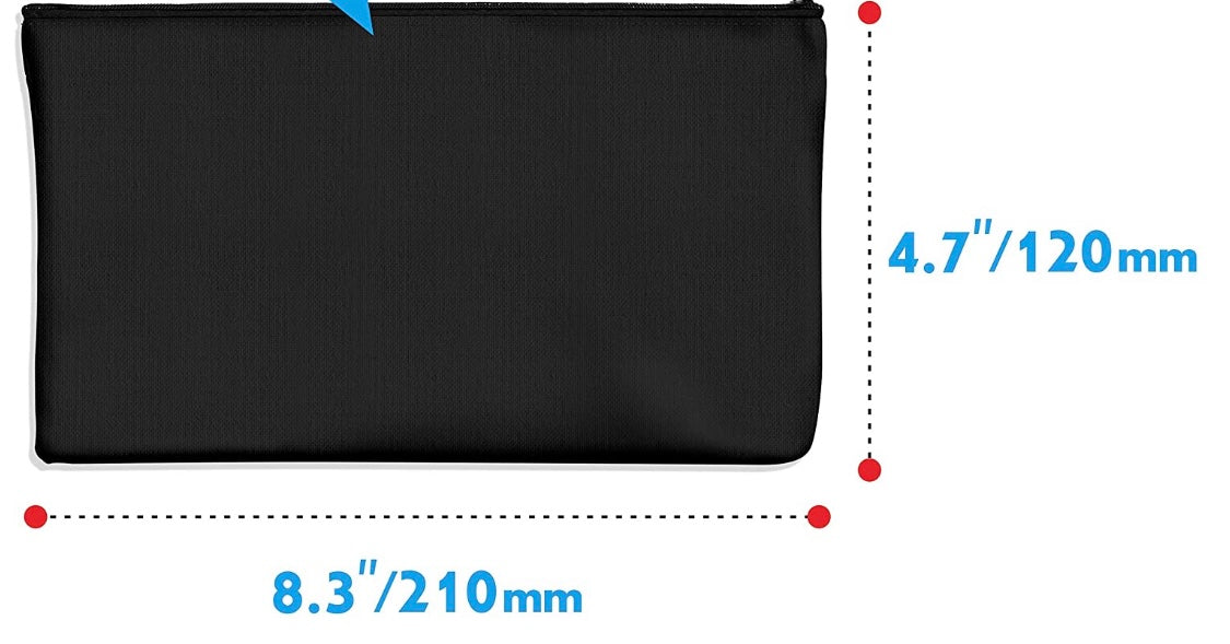 Personalized Zippered Pouch Bag