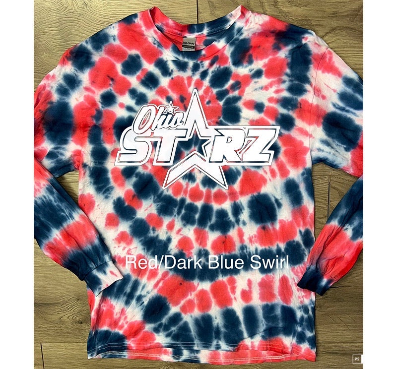 Hand-dyed Adult Starz Long-Sleeve T-shirt