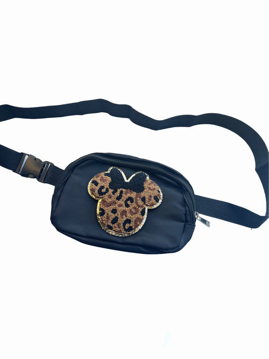 Leopard Mouse Ears Cross-Body Belt Bag Parks Collection