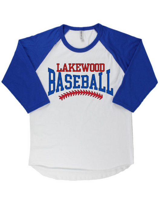 Lakewood Baseball Laces Baseball Tee - LMS baseball