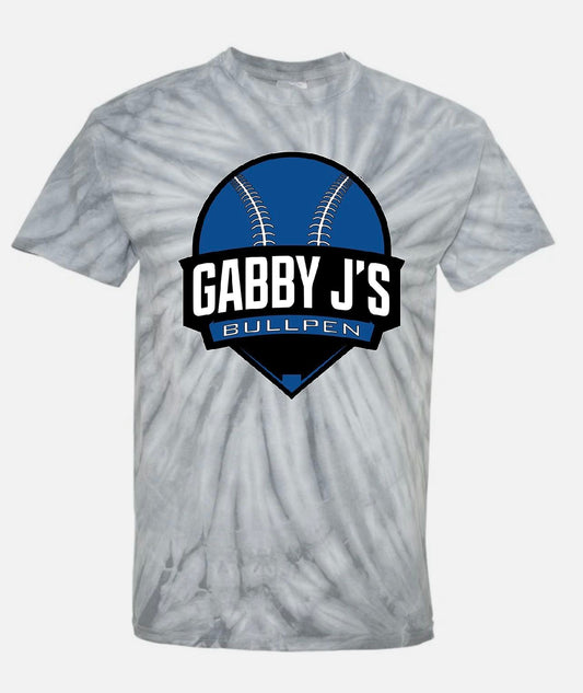 Gabby J’s Bullpen Color Logo Tie Dye Tee
