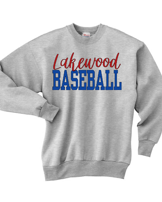 Lakewood Lancers Lancers Baseball Crewneck Sweatshirt - LMS baseball