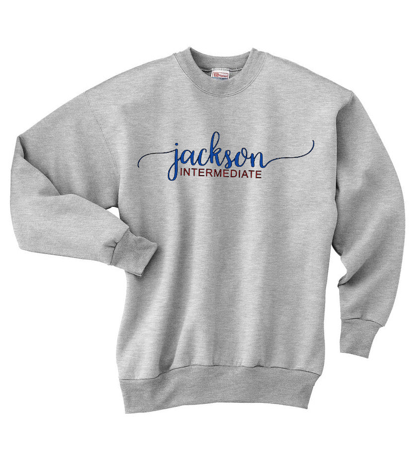 Jackson Intermediate Cursive Crewneck Sweatshirt- JIS