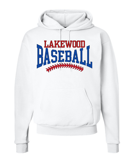 Lakewood Lancers Lakewood Baseball Laces Hoodie - LMS baseball
