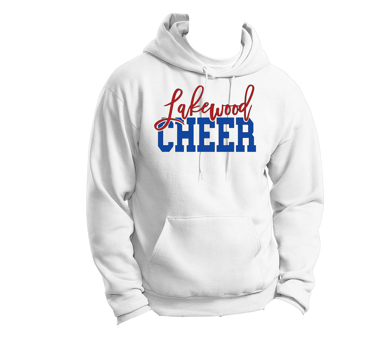 Cursive Lakewood Block Cheer Lancers Hoodie - LHS Cheer Sale