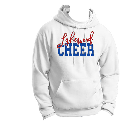 Cursive Lakewood Block Cheer Lancers Hoodie - LHS Cheer Sale