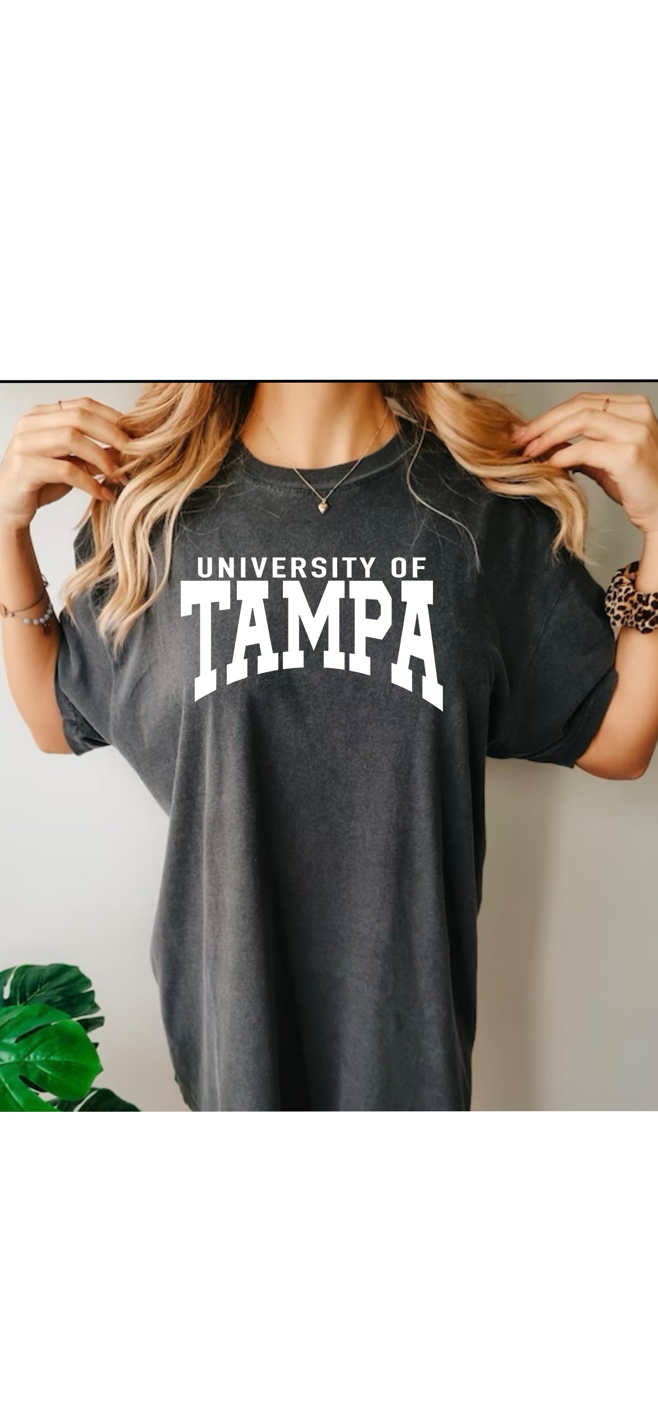 U of Tampa on Premium Comfort Colors short sleeve tee