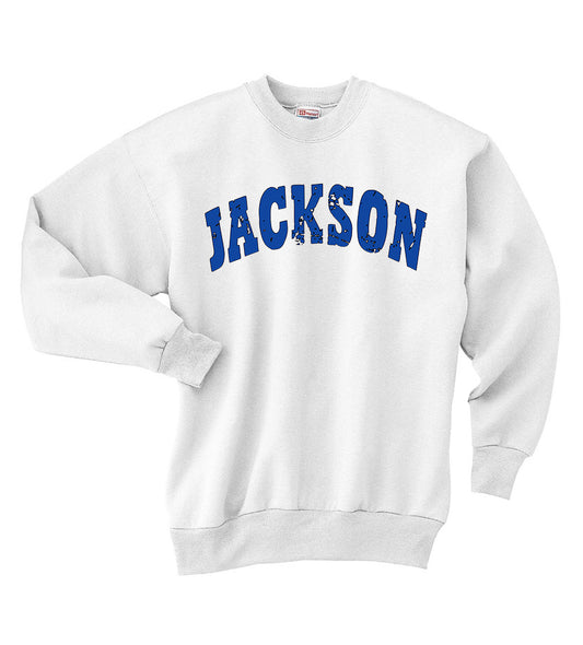 Jackson Intermediate Disressed Crewneck Sweatshirt- JIS
