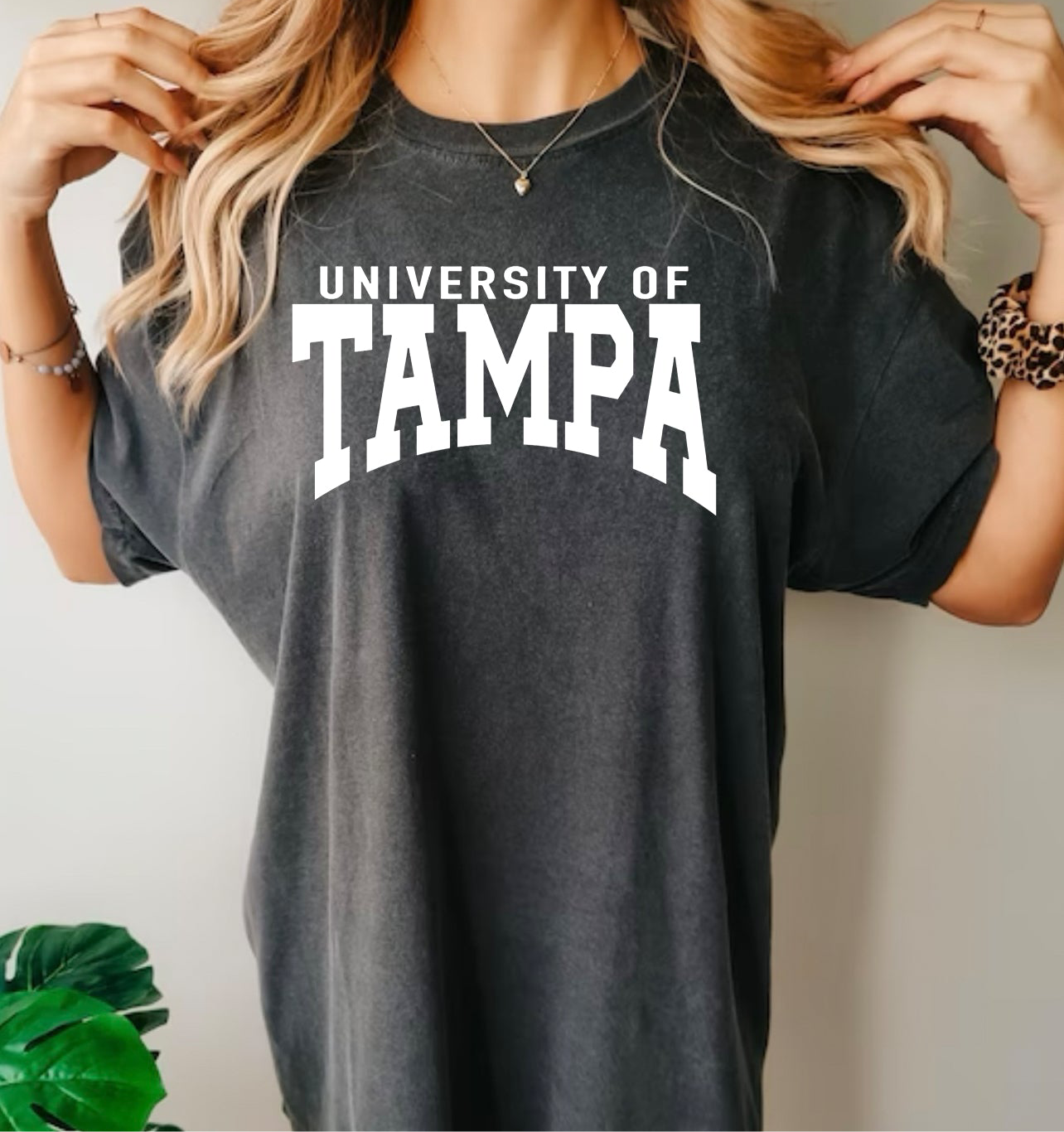 U of Tampa on Premium Comfort Colors short sleeve tee