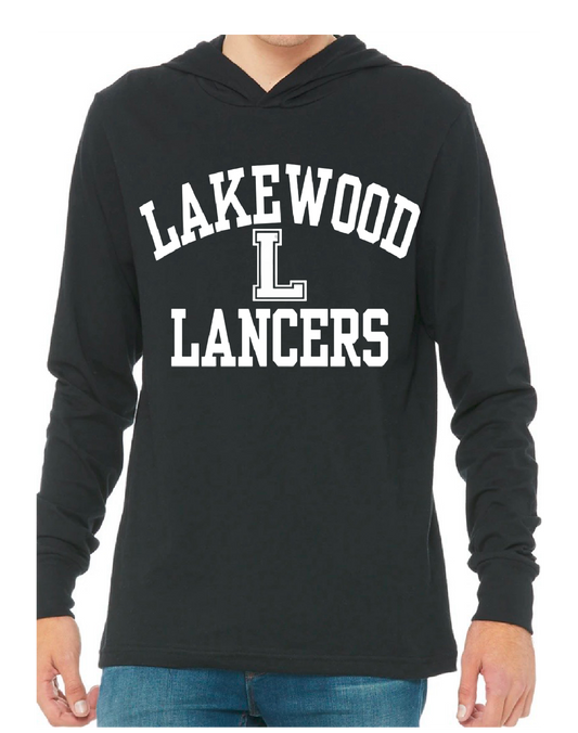 Lakewood Lancers Athletics or Custom Sport Hooded Long-Sleeve Tee