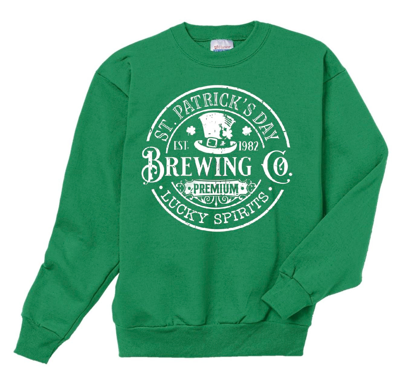 St. Patrick’s Day Brewing Co Crewneck Sweatshirt