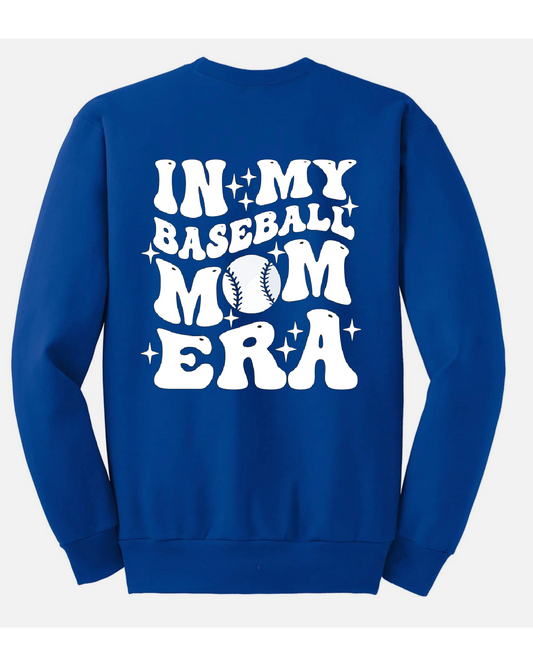 In My Baseball Mom Era Crewneck Sweatshirt - LMS baseball