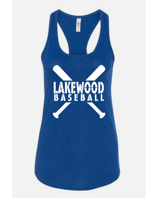 Lakewood Baseball Bats Racerback Tank - LMS baseball
