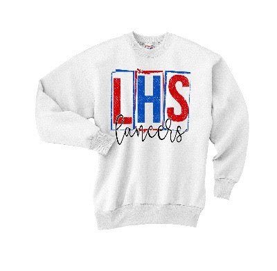 Lakewood Boxes Cursive Lancers Crewneck Sweatshirt