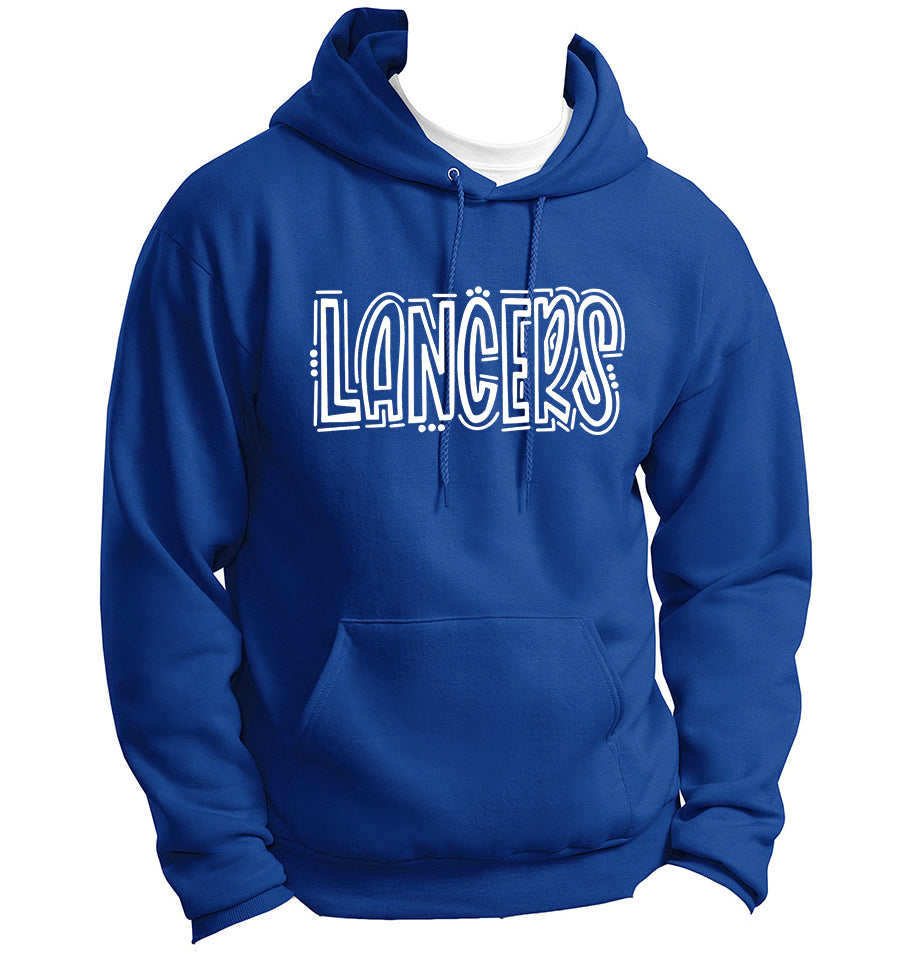 Doodle Lancers Lakewood Hoodie - LHS Cheer Sale