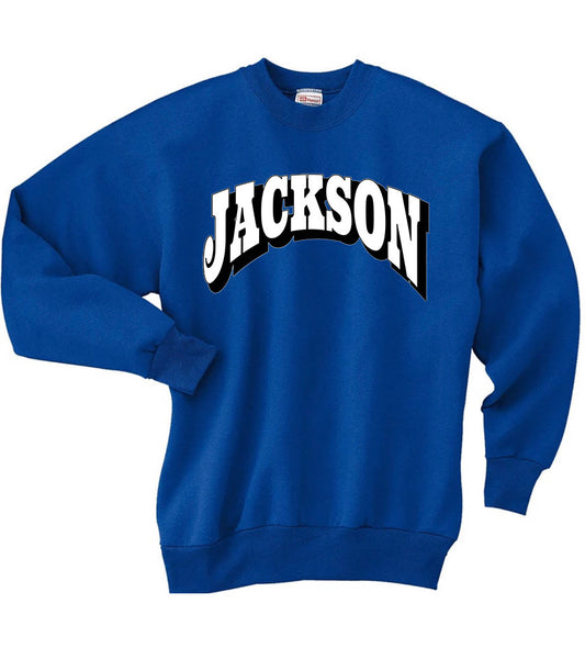 Jackson Intermediate Large Block Crewneck Sweatshirt- JIS