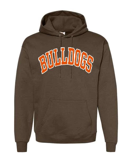 Block Outline Bulldogs Hoodie - HSS