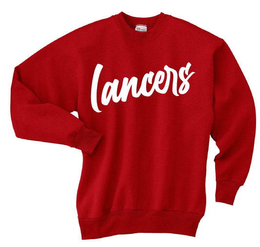 Lakewood Lancers Cursive Lancers Crewneck Sweatshirt - LHS Cheer Sale