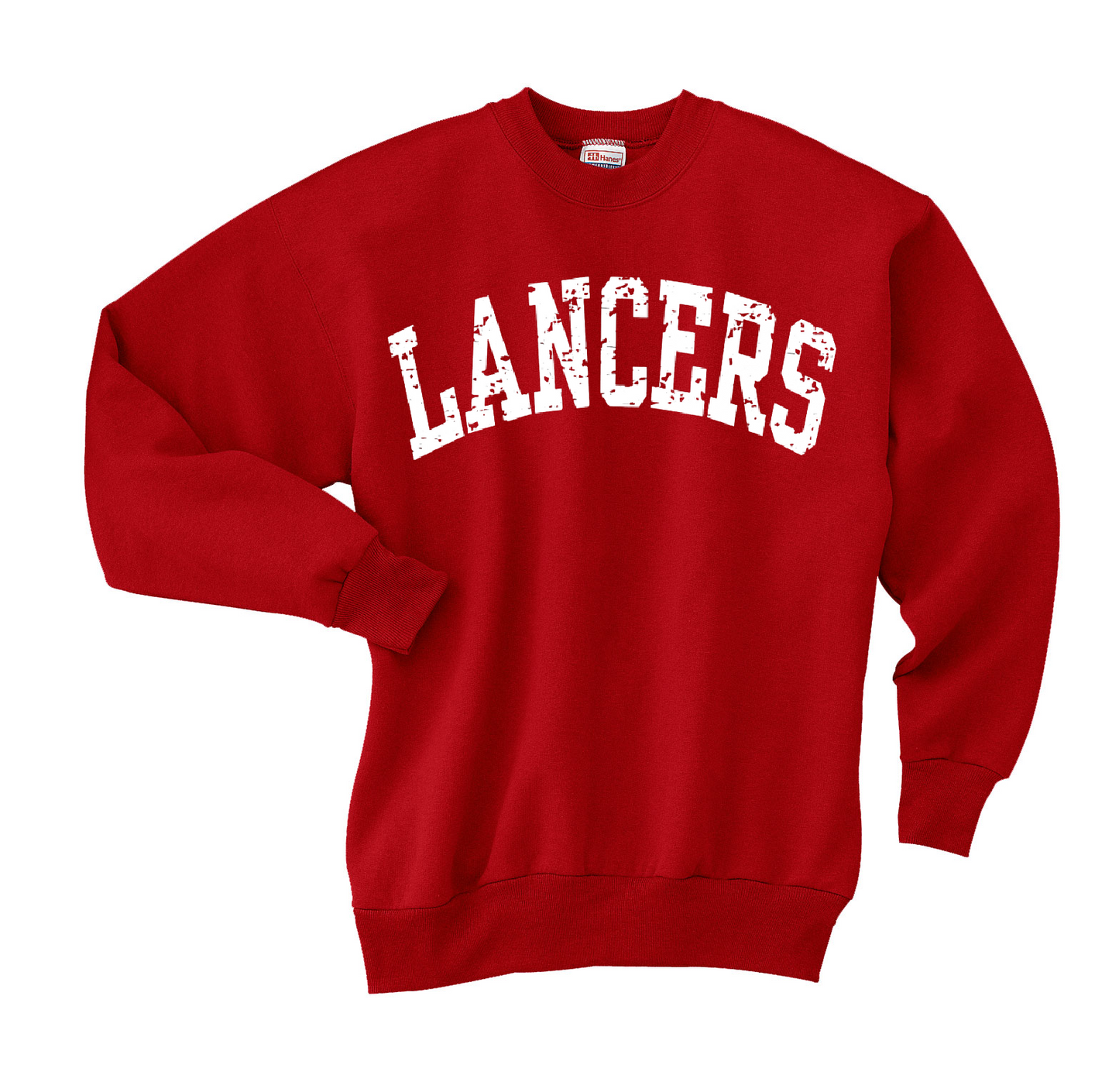 Lakewood Lancers 
Distressed Block Lancers Crewneck Sweatshirt