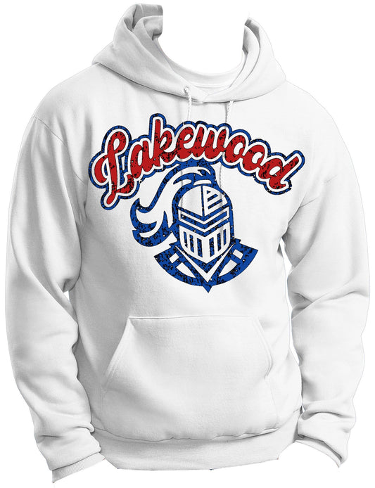 Lakewood Lancers 
Distressed Lakewood Lancer Head Hoodie