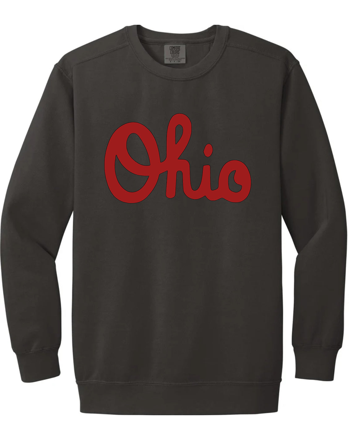 Script Ohio Crewneck Premium Comfort Colors Sweatshirt