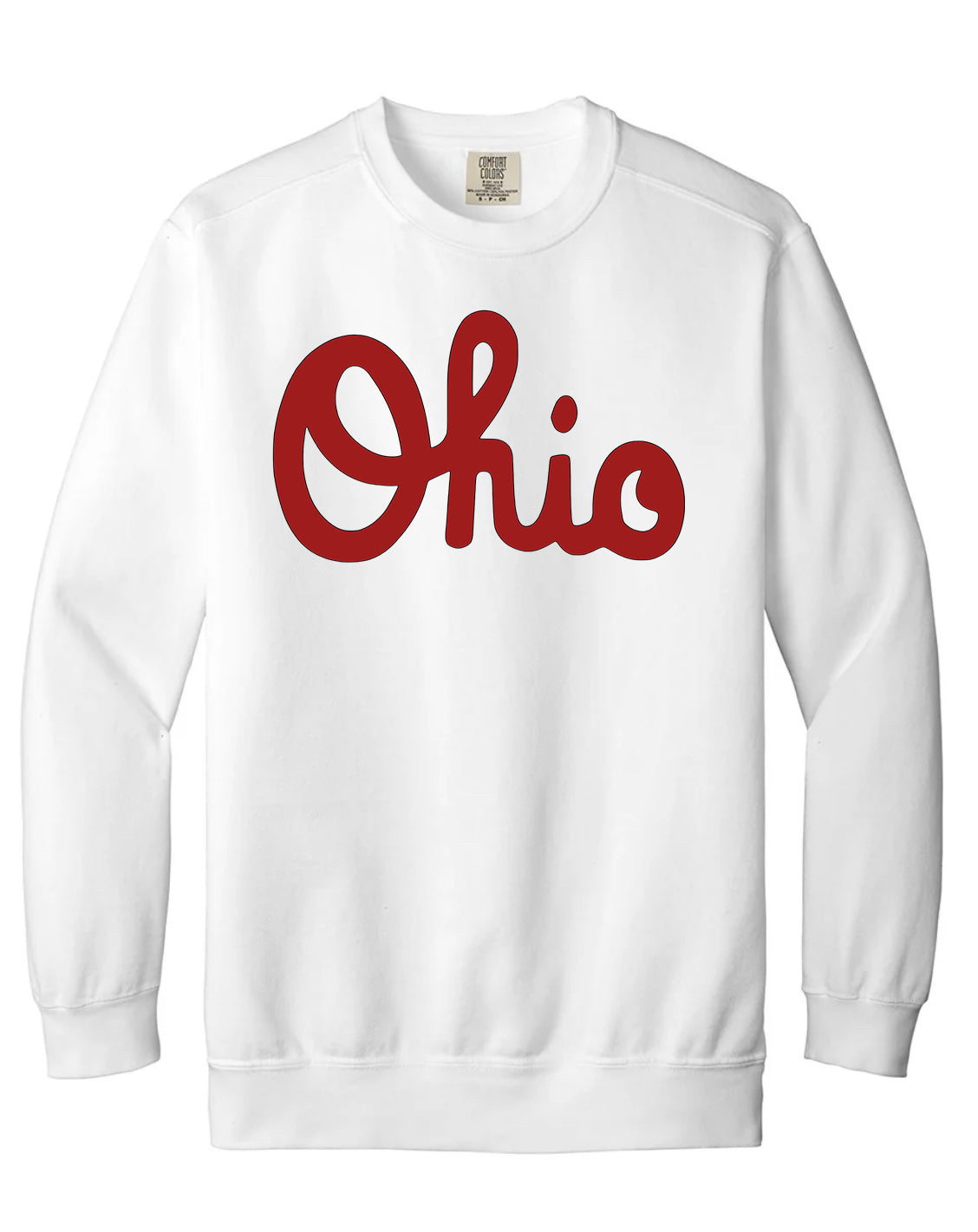 Script Ohio Crewneck Premium Comfort Colors Sweatshirt