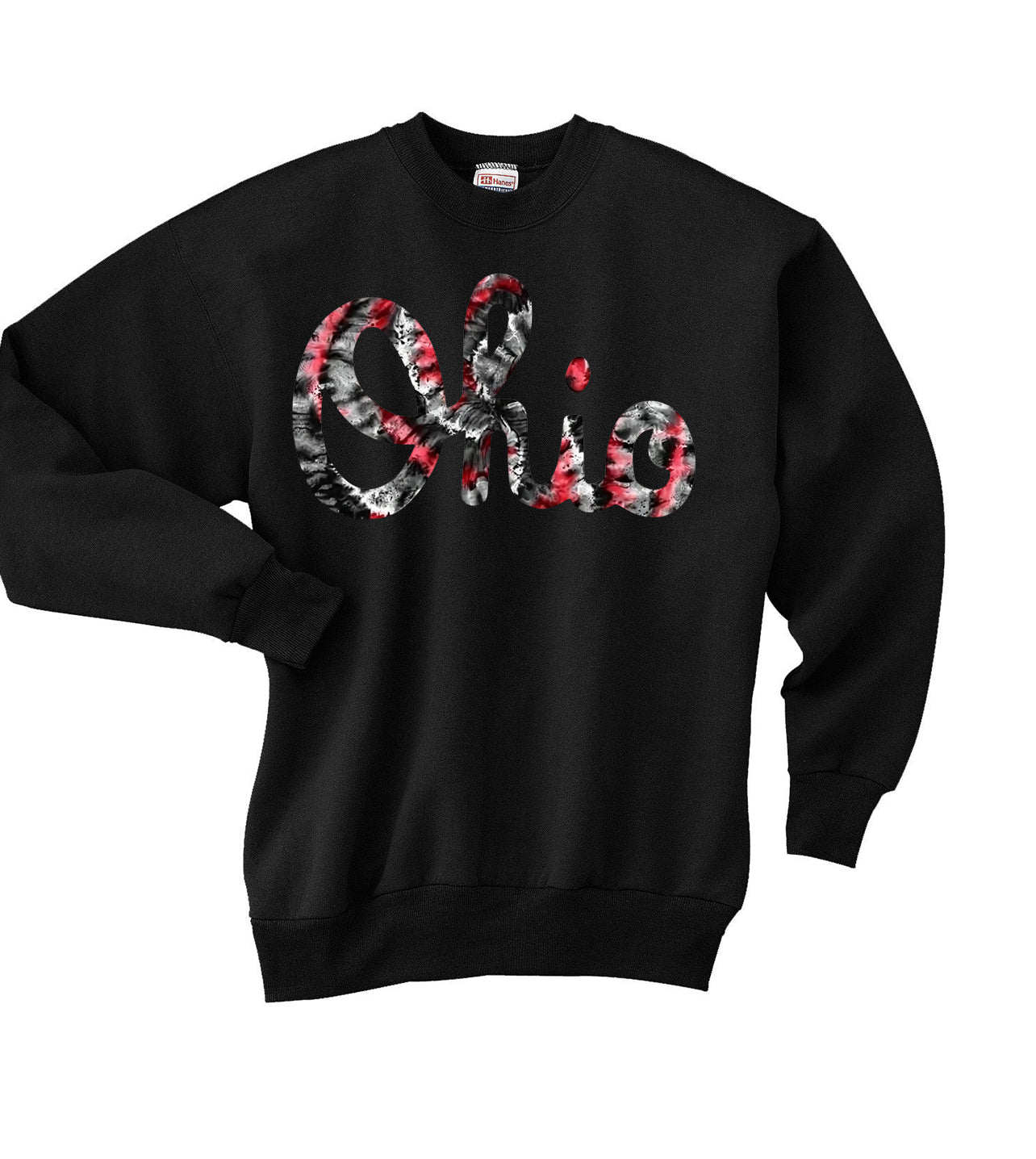 Script Ohio Tie Dye Print 2 Crewneck Sweatshirt