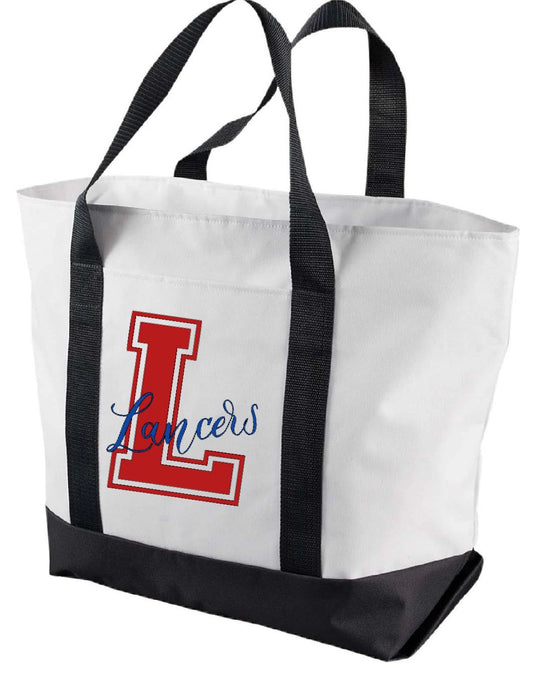 Giant Lakewood Lancers Zippered “Boat Tote” Bag - Extra Large